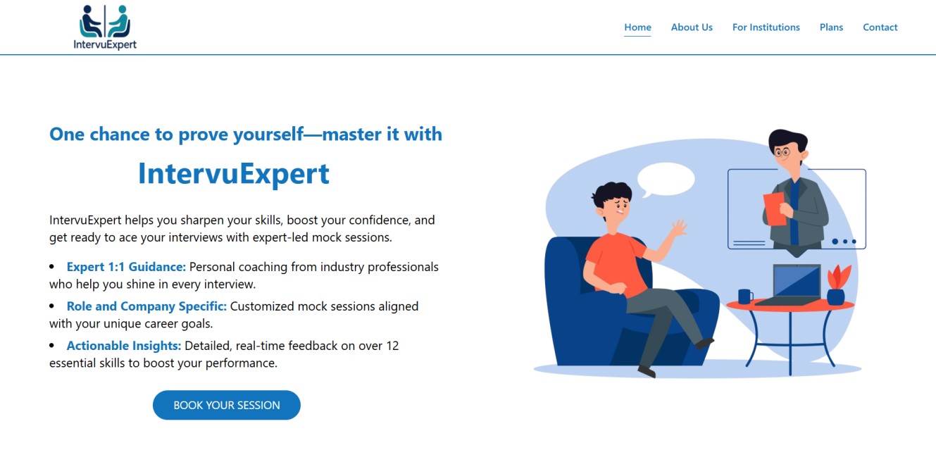 IntervuExpert – Mock Interview & Skill Coaching Platform preview